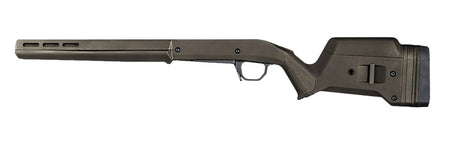 Magpul Hunter American SA Stock OD Green Synthetic Adjustable Comb Aluminum Bedding Drop-In for Ruger American