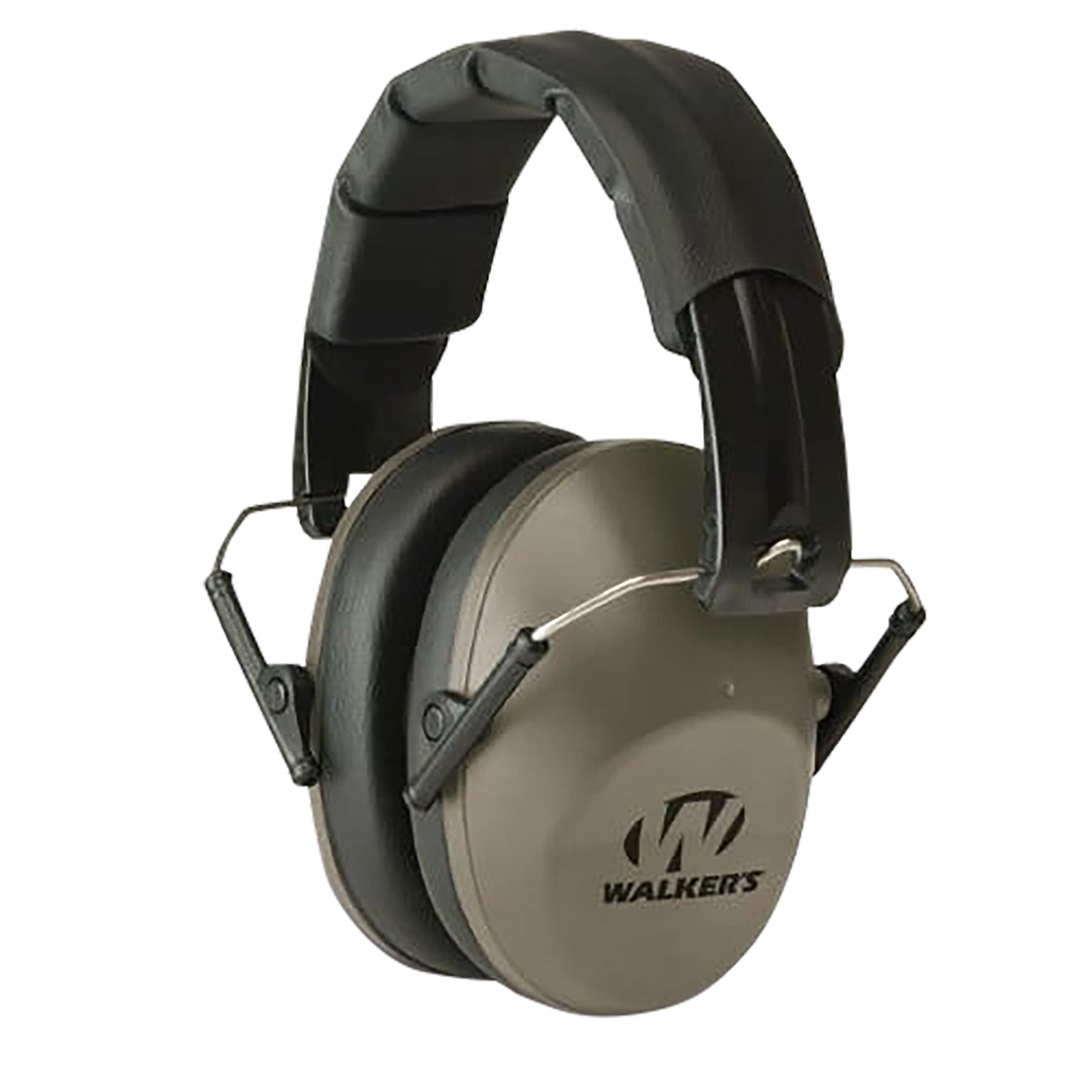 Walker's Folding Pro Low Profile Passive Hearing Protection Muff 22 dB FDE/Black