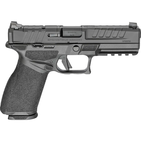 dSPRINGFIELD ARMORY ECHELON 4.5" 9MM U NOTCH M.S. GEAR UP 25 5-10RD MAG, RANGE BAG, VIRIDIAN OPTIC