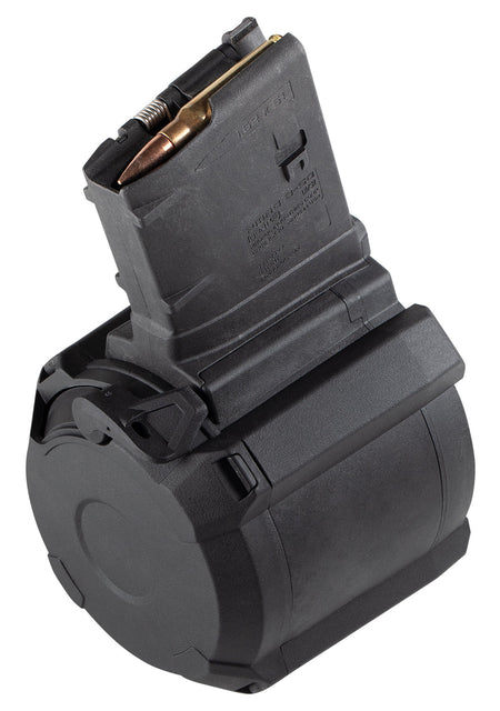 Magpul MAG993BLK 50rd Drum PMAG GEN M3 .308 Winchester 7.62x51 NATO AR-10 M110 SR25 Black Polymer
