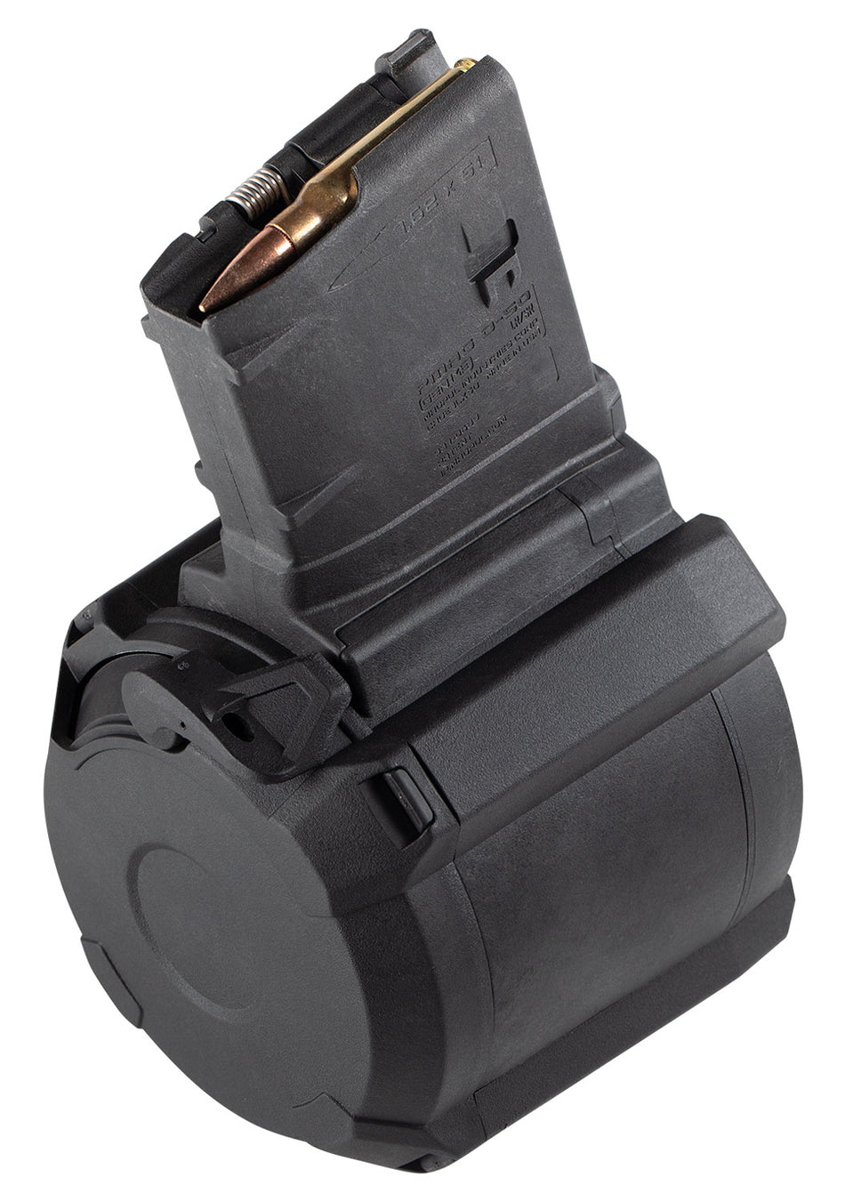 Magpul MAG993BLK 50rd Drum PMAG GEN M3 .308 Winchester 7.62x51 NATO AR-10 M110 SR25 Black Polymer