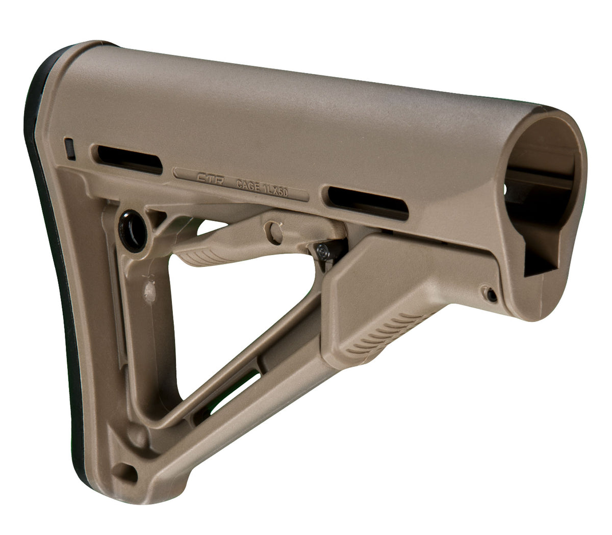 Magpul CTR Carbine Stock FDE Synthetic Ambidextrous QD Sling Mount for AR-15 M16 M4 Mil-Spec Tube
