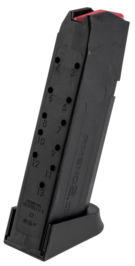 Amend2 A2-23 .40 S&W 13rd Polymer Pistol Magazine for Glock 23 Black
