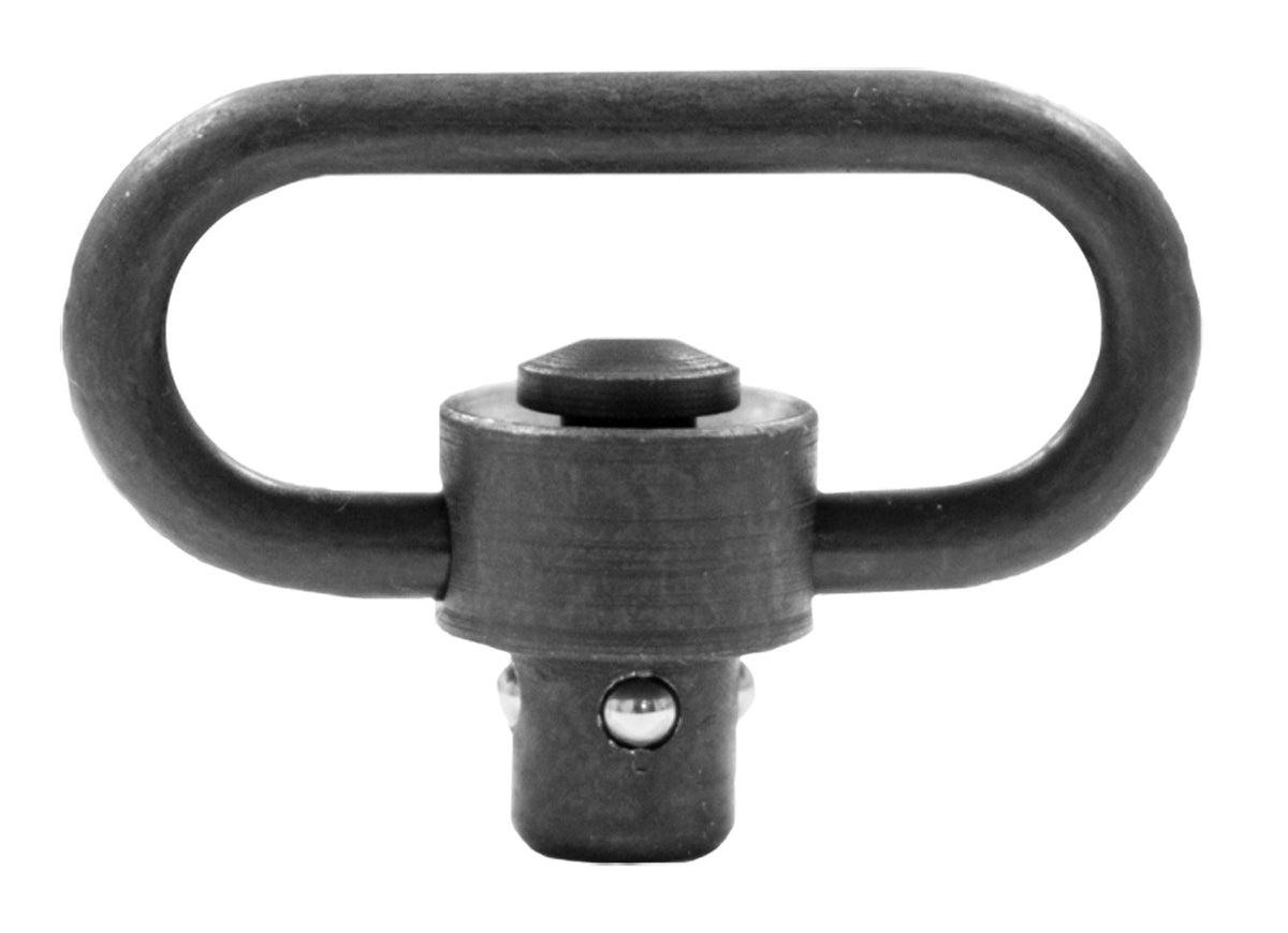 GrovTec GTSW107 Heavy Duty Push Button Steel Swivel Black Phosphate 1.5"