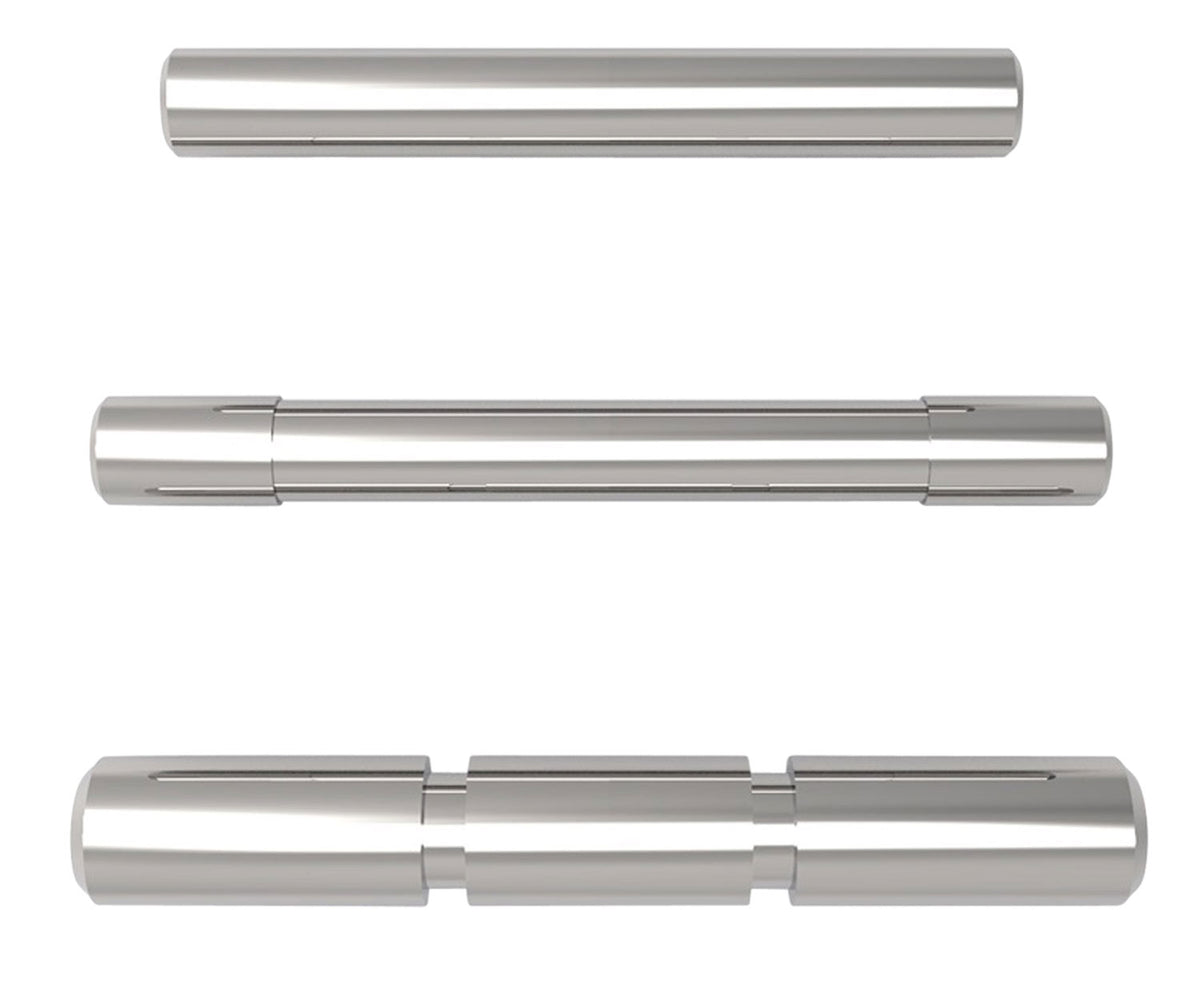 Cross Armory CRGPSSV Glock Gen1-3 3-Pin Set, Silver Steel Finish