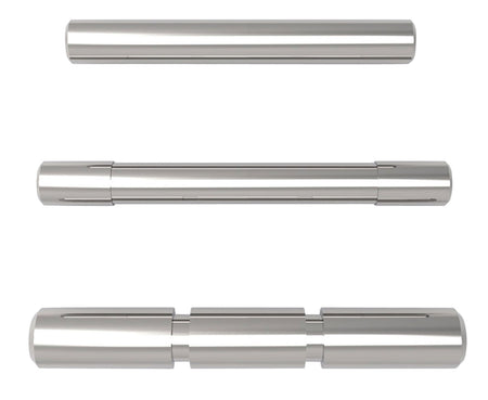 Cross Armory CRGPSSV Glock Gen1-3 3-Pin Set, Silver Steel Finish