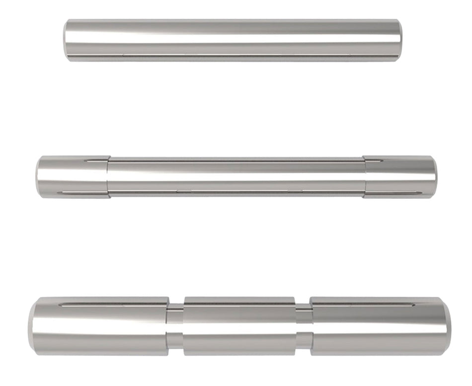 Cross Armory CRGPSSV Glock Gen1-3 3-Pin Set, Silver Steel Finish