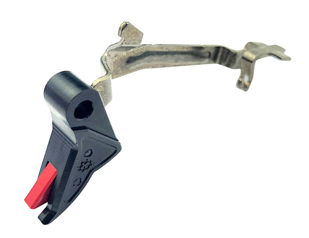 Cross Armory Drop In Enhanced Flat Trigger for Glock, 3.50 lb Weight