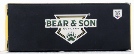 Bear & Son 3.58-Inch Butterfly Knife Galaxy and Stainless Clip Point