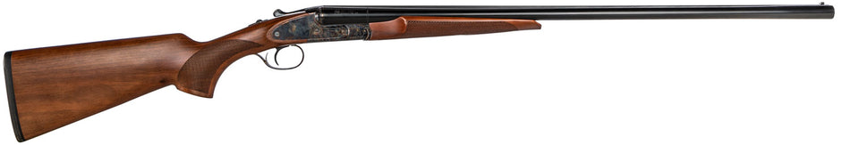 CZ-USA 06403 Sharp-Tail 20 Gauge 3" 2rd 28" Black Hard Chrome Steel Side bY Side Barrel, Color Case Hardened Receiver, Turkish Walnut Wood Fixed Stock,