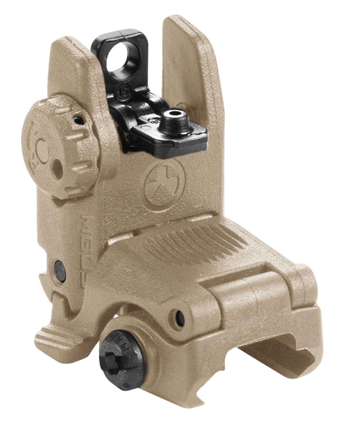 Magpul MBUS Folding Rear Sight Flat Dark Earth Windage Adjustable AR-15/M16 MAG248-FDE