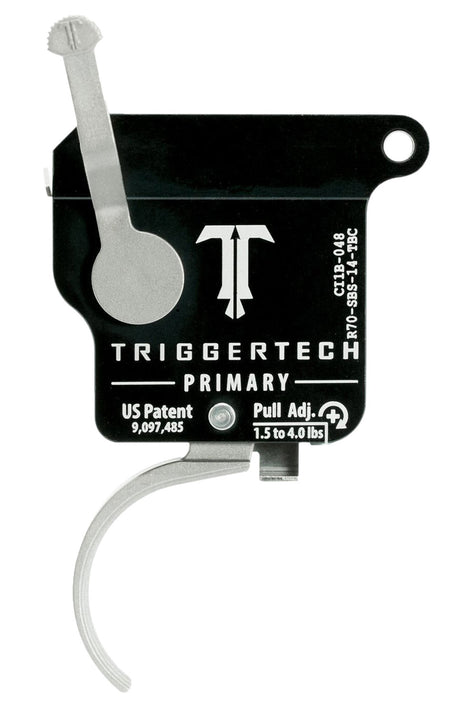 TriggerTech Primary Curved Single-Stage Adjustable Trigger for Right-Hand Remington 700 1.5-4 lbs