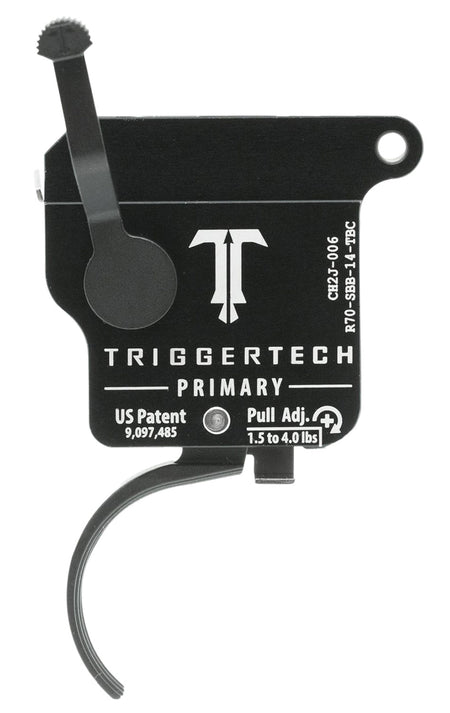 TriggerTech Primary Adjustable Curved Single-Stage Drop-In Trigger Remington 700 Right 1.5-4 lbs
