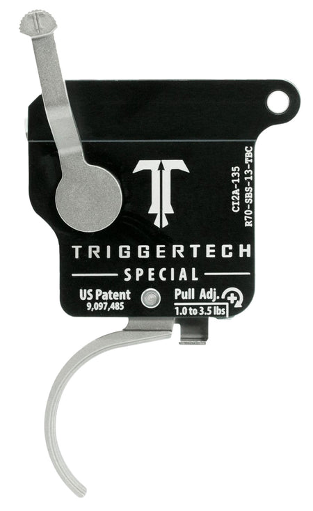 TriggerTech Special Adjustable Curved Single-Stage Drop-In Trigger Remington 700 Right 1-3.5 lbs