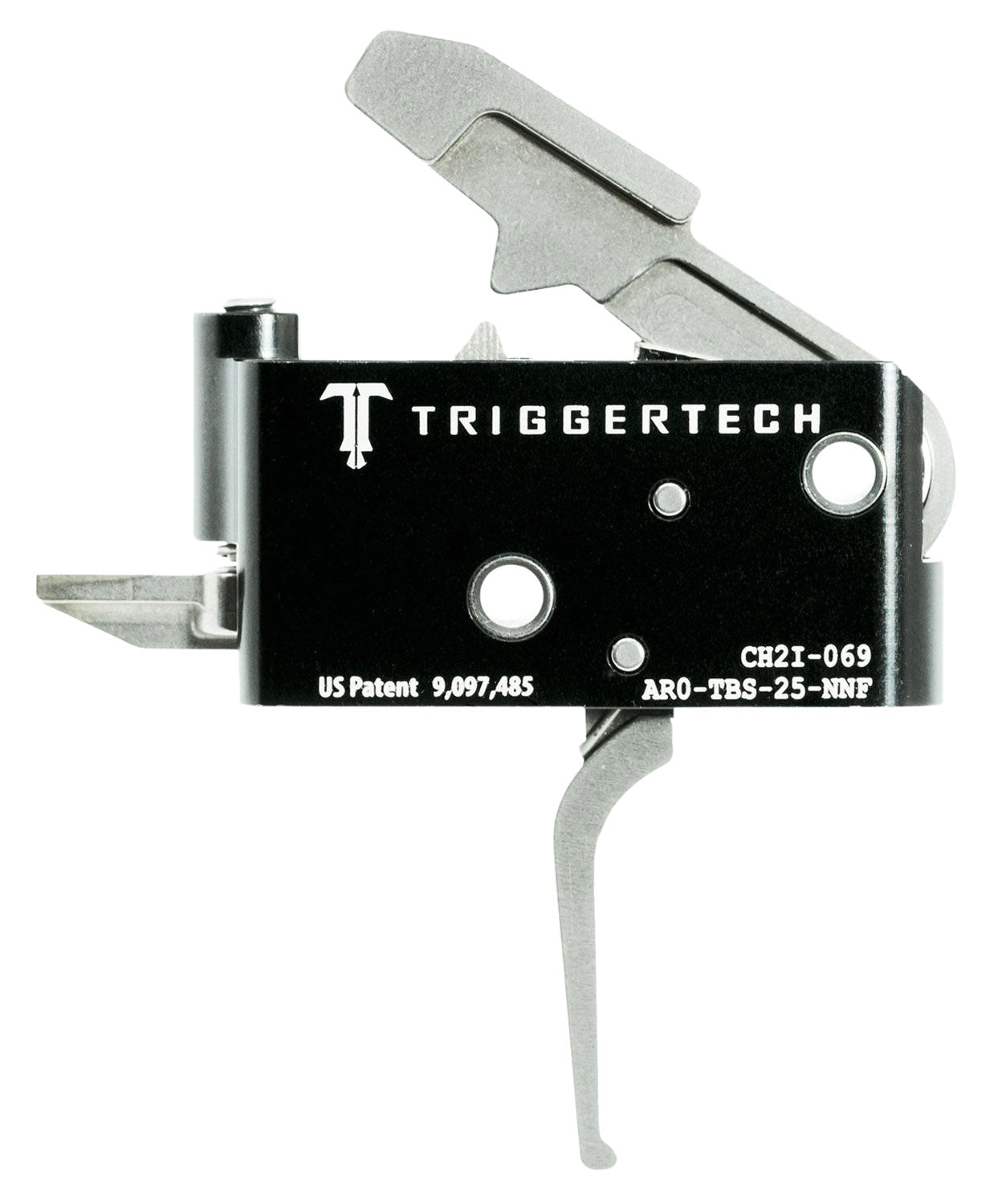 TriggerTech Adaptable AR-15 Two-Stage Flat Trigger Adjustable 2.5-5 lbs AROTBS25NNF