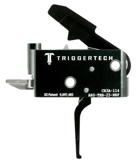 TriggerTech AR-15 Right Adaptable Primary Two-Stage Flat Trigger, 2.50-5 lbs Pull Weight