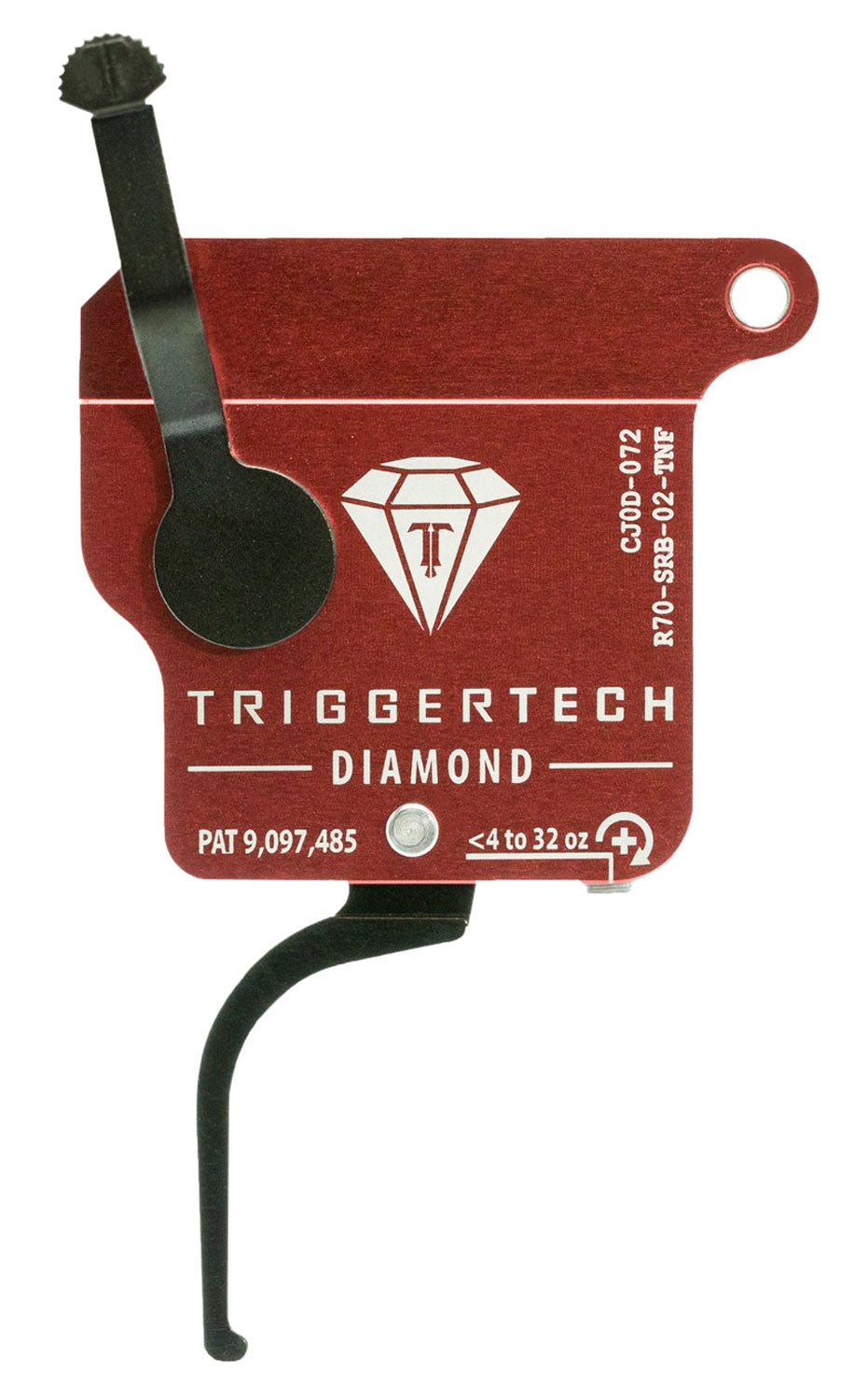 TriggerTech Rem 700 Right-Hand Diamond Flat Single-Stage Trigger, 0.3-2 lbs Pull Weight