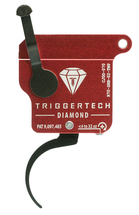 TriggerTech Rem 700 Right-Hand Diamond Single-Stage Pro Curve Trigger, 0.3-2 lbs Pull Weight