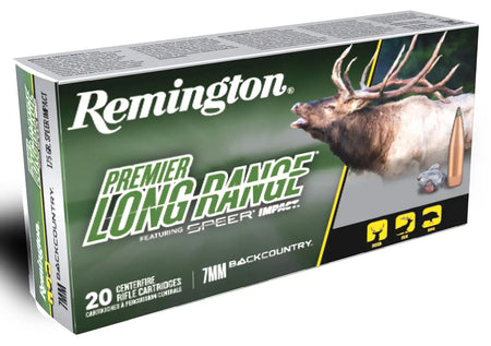 REMINGTON RLR7BC 7MM BACKCOUNTRY 175GR PLR SPEER IMPACT 20RD/BX 10BX/CS