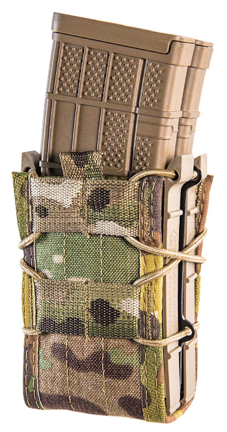 High Speed Gear 112R00MC X2R TACO MultiCam MOLLE Double Rifle Mag Pouch Shock Cord Lacing