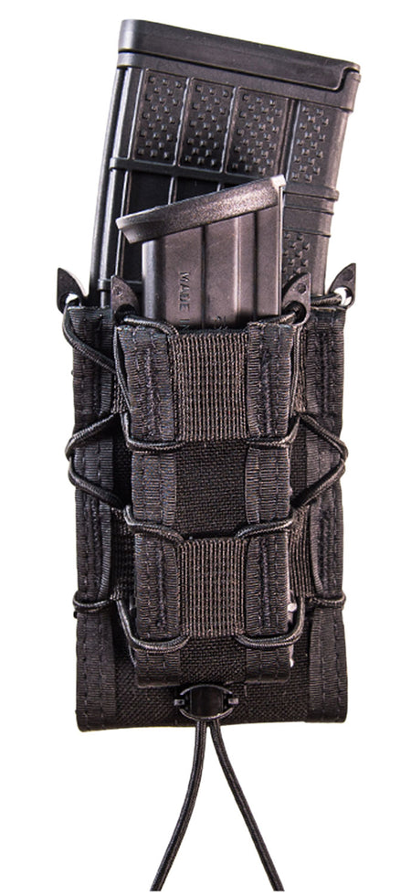High Speed Gear 11DD00BK Double Decker TACO Black MOLLE Combo Mag Pouch Rifle Pistol Modular
