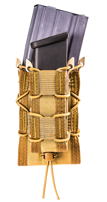 High Speed Gear 11DD00CB Double Decker TACO Coyote Brown MOLLE Combo Rifle Pistol Mag Pouch