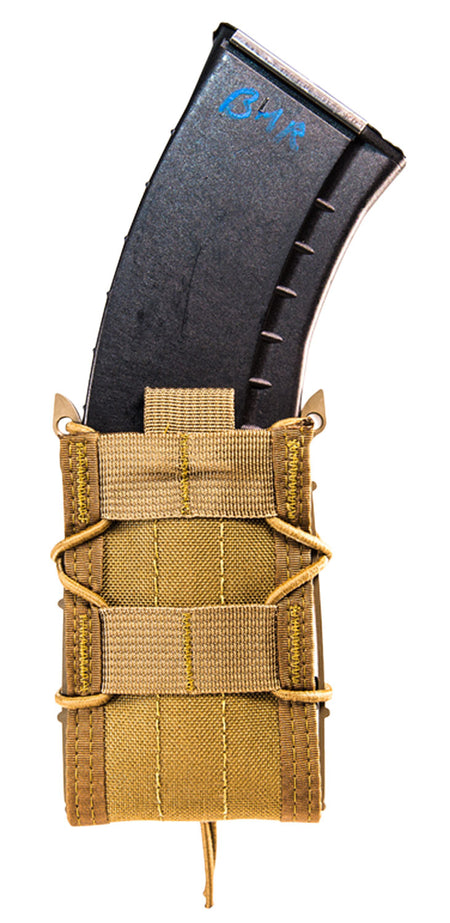 HSGI TACO Single Rifle Mag Pouch Coyote Brown Nylon MOLLE Polymer Sides Compatible