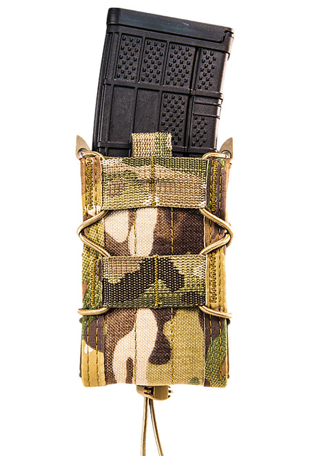 HSGI TACO Single Rifle Mag Pouch MultiCam Nylon MOLLE Polymer Sides Compatible