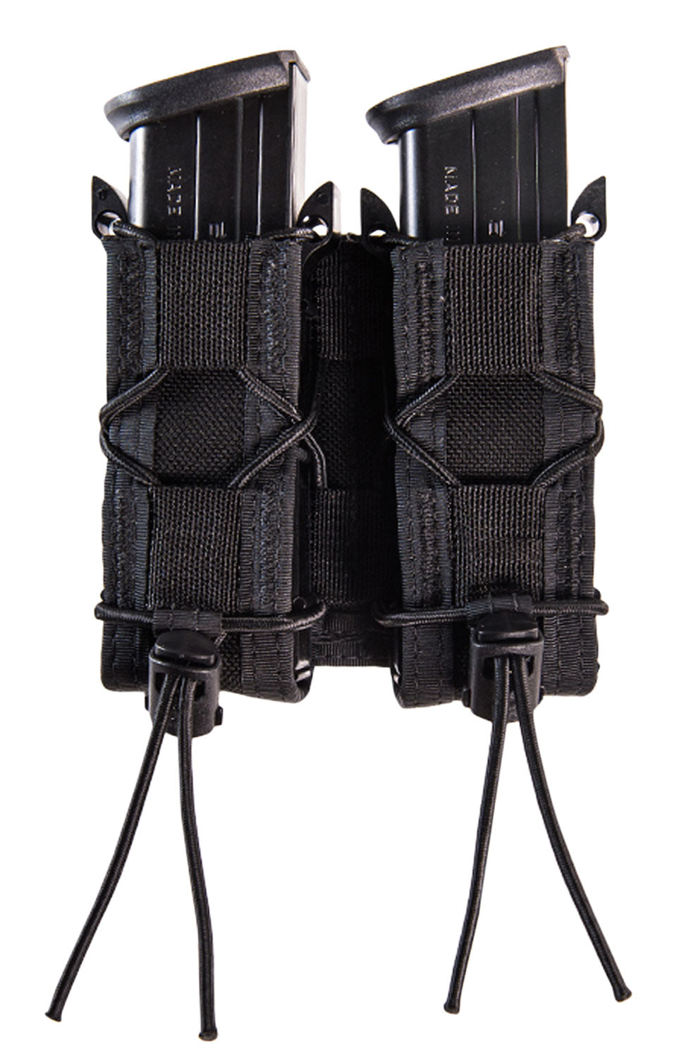 HSGI TACO Double Pistol Mag Pouch Black Nylon Adaptable Belt Mount Compatible