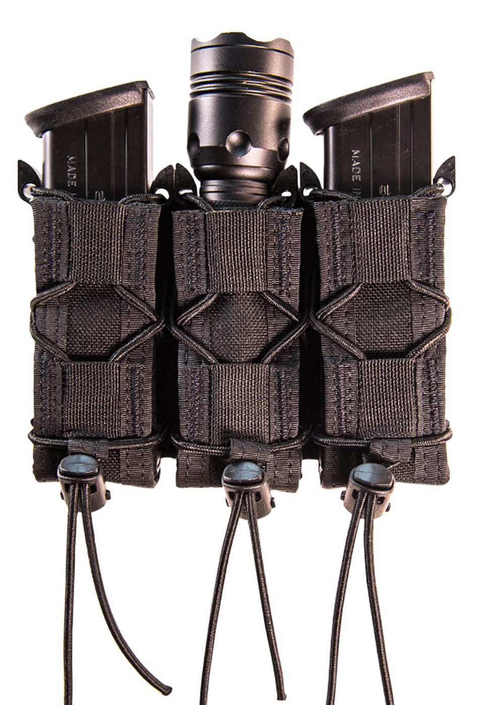 High Speed Gear Triple Pistol TACO Mag Pouch Black Nylon ABM Belt Mount
