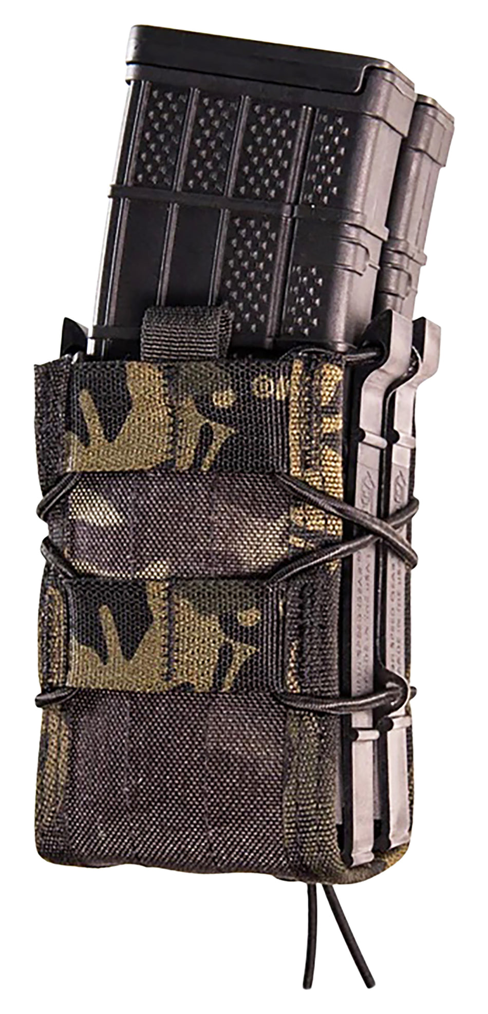 High Speed Gear Single Rifle TACO Mag Pouch MultiCam Black Nylon ABM Belt Loop