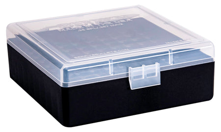 Berry's 15382 Clear/Black Plastic Ammo Box 38 Special / .357 Magnum 100-Round Capacity
