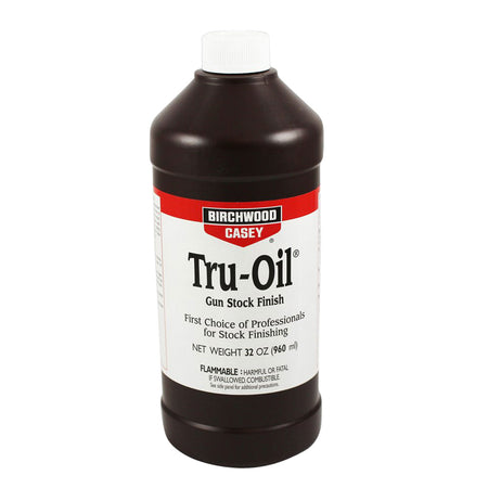 Birchwood Casey Tru-Oil 32 oz. Hard Clear Gun Stock Finish Bottle