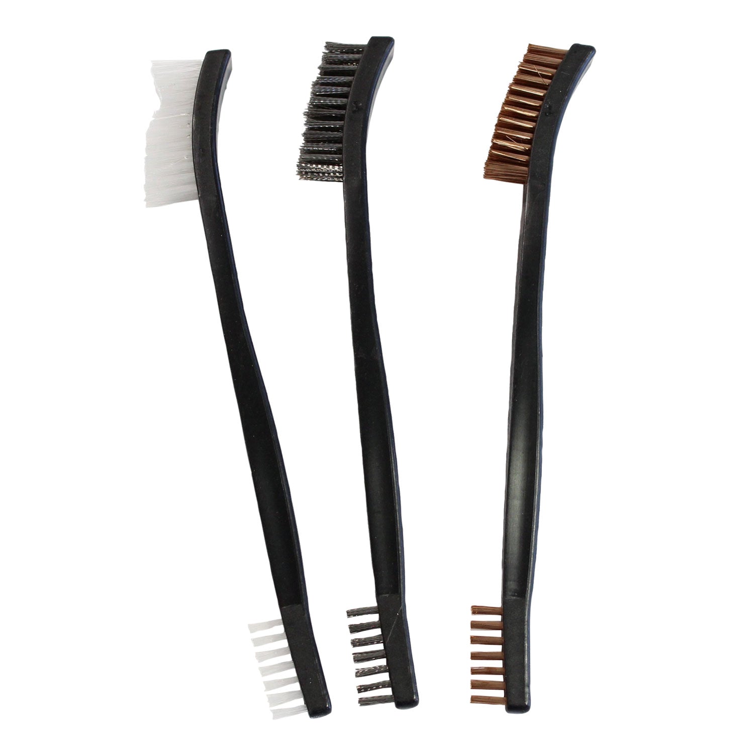 Birchwood Casey Multi-Bristle Utility Cleaning Brush Set 3 Pack for Firearms