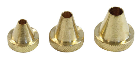 Birchwood Casey 41505 .17-.30 Cal Brass 3-Piece Muzzle Crown Guard Set