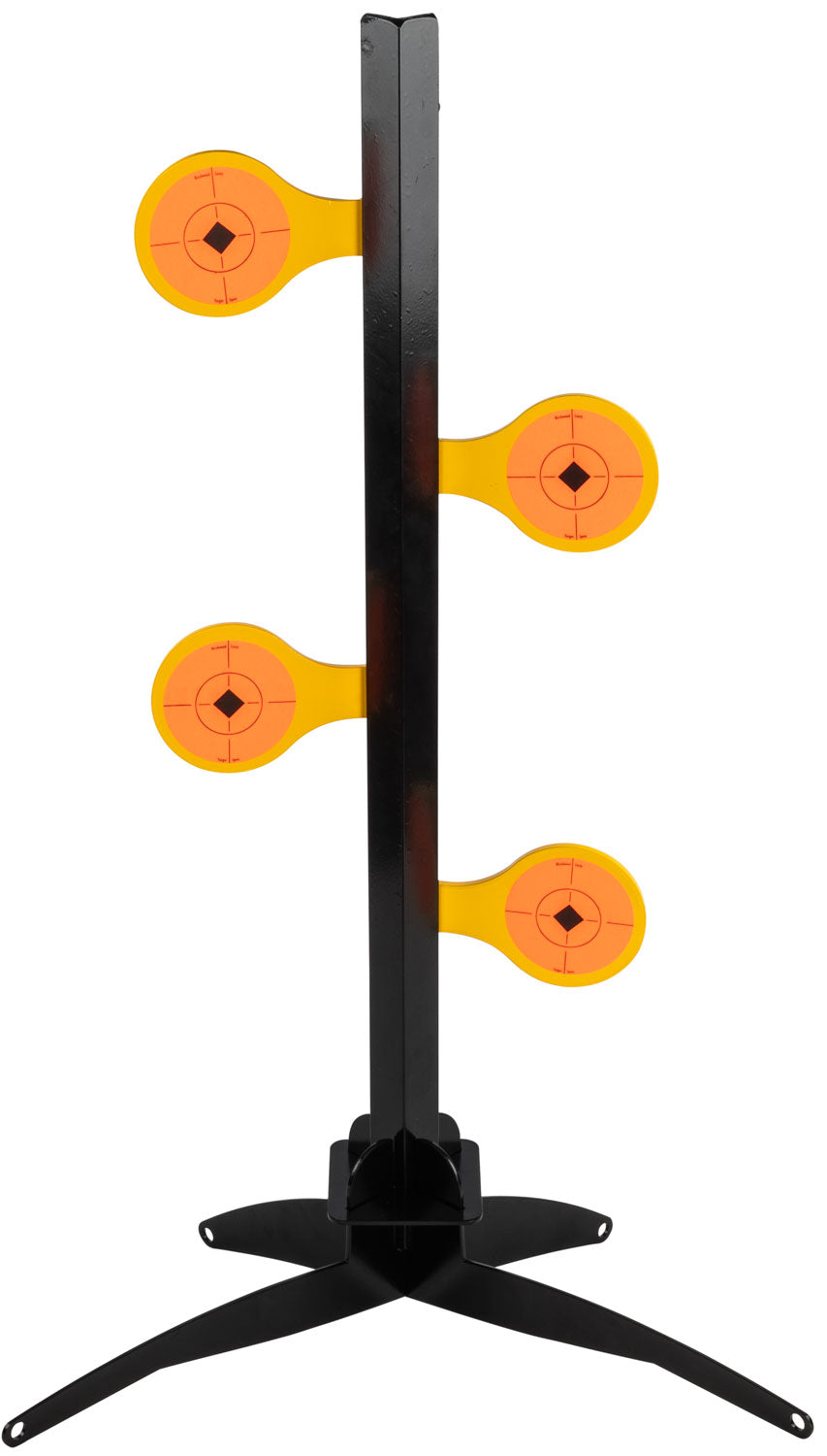 Birchwood Casey World of Targets Dueling Tree Rimfire 3.50" Steel Paddle Shooting Target Orange/Yellow
