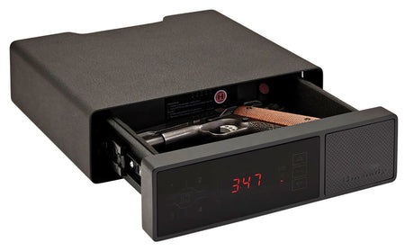 Hornady 98215 Rapid Safe Night Guard Black Steel RFID Keypad Handgun Drawer Safe