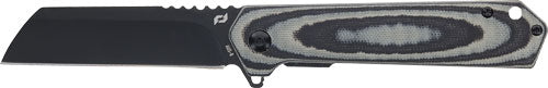 Schrade Lateral Folding Knife 3.25" AUS-10 Grey and Black Lam