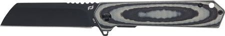 Schrade Lateral Folding Knife 3.25" AUS-10 Grey and Black Lam