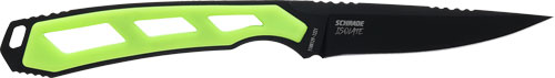 Schrade Isolate Caper Fixed 3" AUS-10 Green/Black Blade Knife