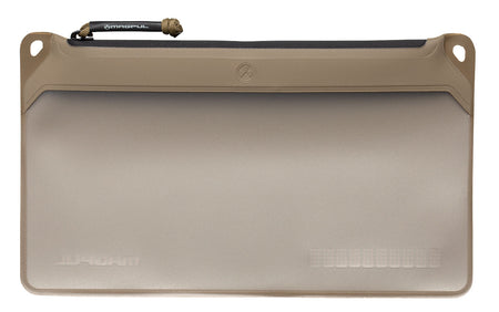 Magpul DAKA Medium FDE Windowed Gear Pouch MAG995-245 Polymer Infused with Translucent Window