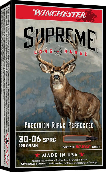 WINCHESTER 30-06 SPRG 195 GR BC MAX 20RD/BX 10BX/CS