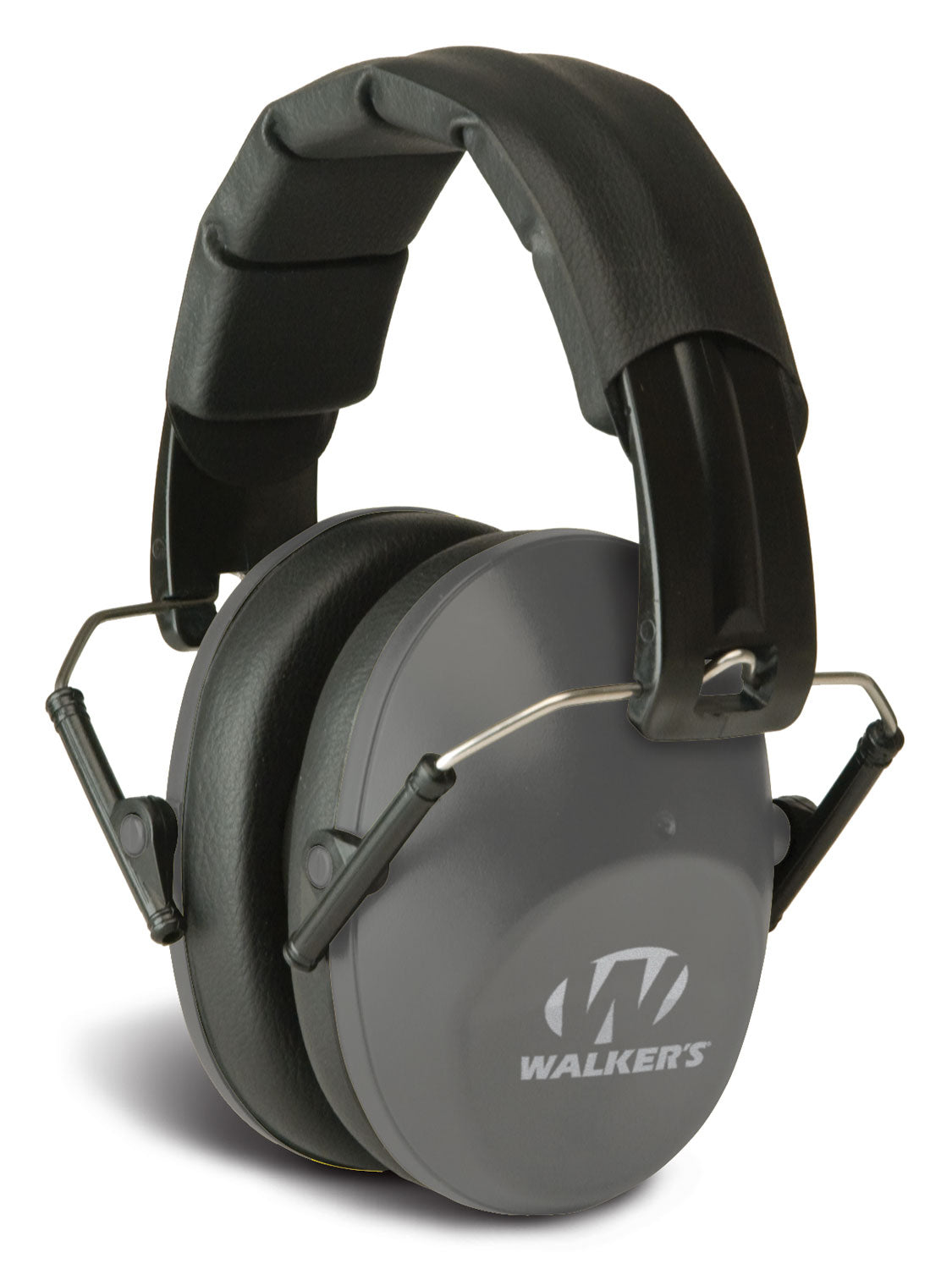 Walker's Folding Pro Low Profile Passive Hearing Protection Muff 22 dB Gray/Black