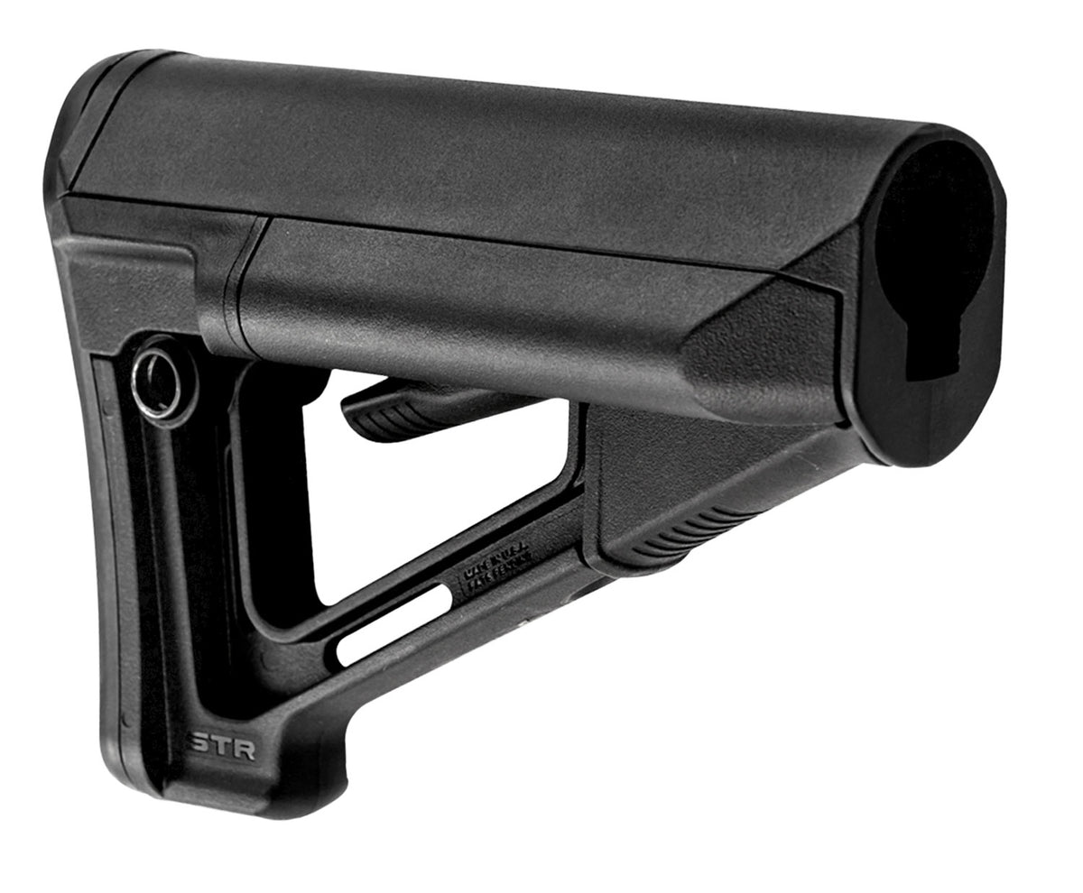 Magpul STR Carbine Stock Black Polymer AR-15 M4 Mil-Spec Tube Not Included