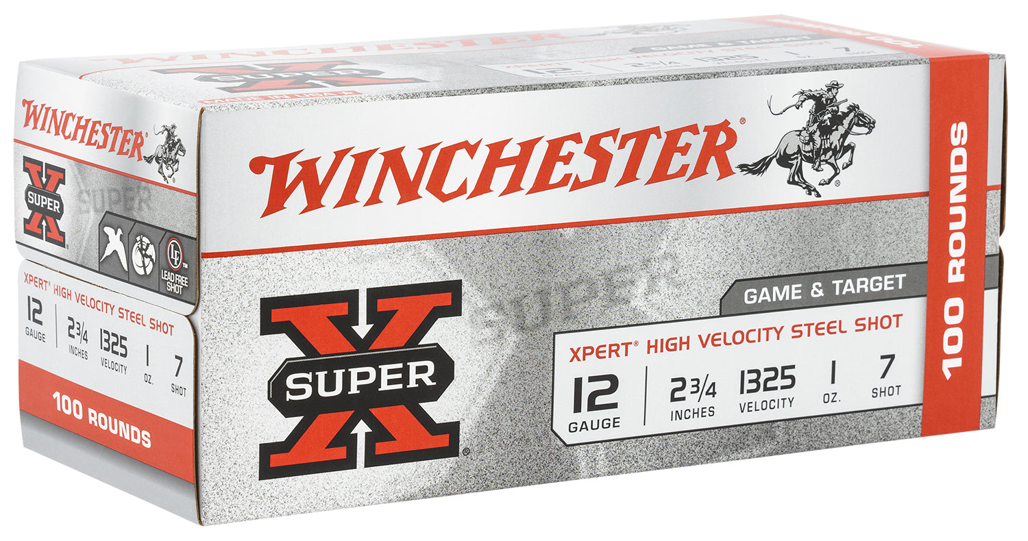 Winchester Xpert Game & Target HIgh Velocity California Certified Nonlead Ammunition Value Pack Shotgun Ammo 12 Gauge 2.75 in 1 oz #7