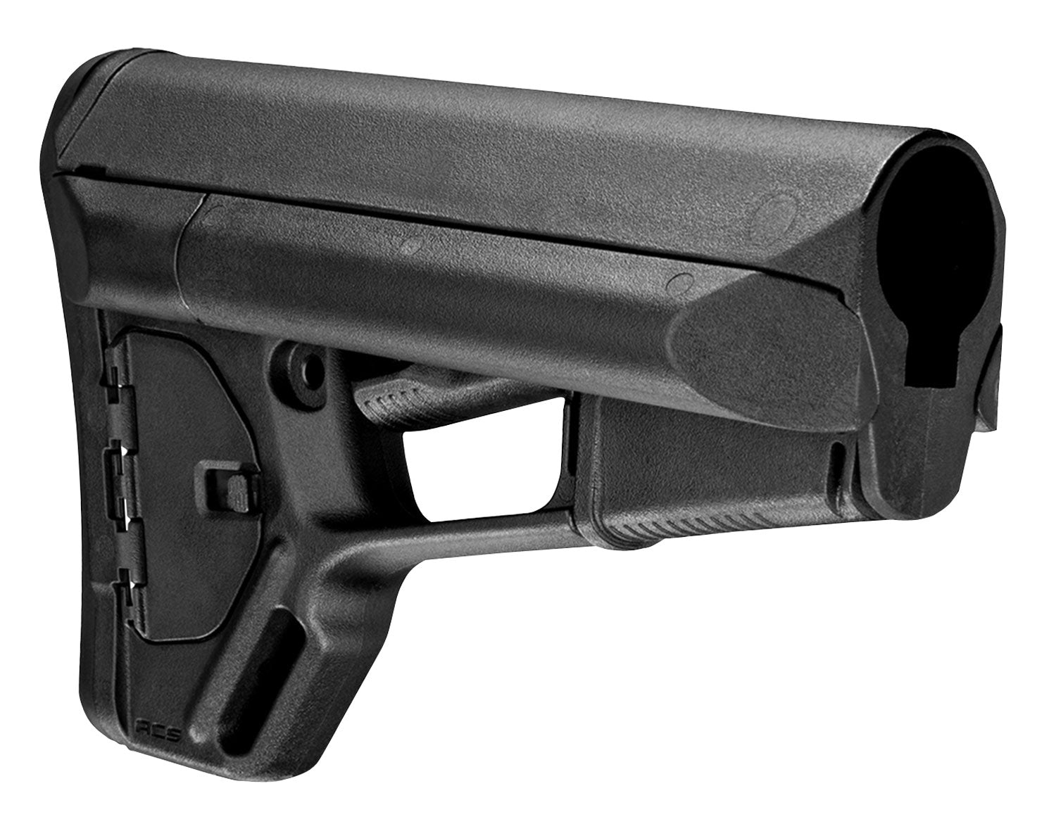 Magpul ACS Carbine Stock Black Synthetic Water-Resistant Battery Storage AR-15 M4 Mil-Spec Tube Not Included