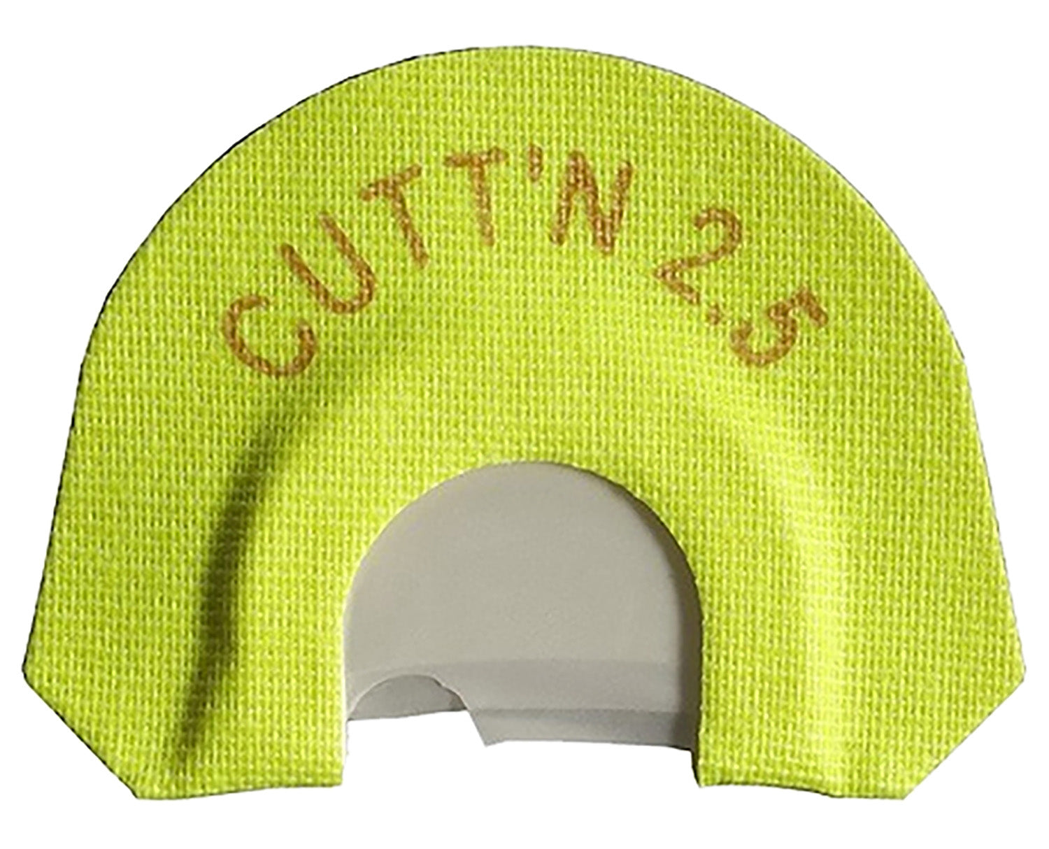 HS Strut Cuttn 2.5 Small Frame Diaphragm Turkey Call Infinity Latex Double Reed Yellow