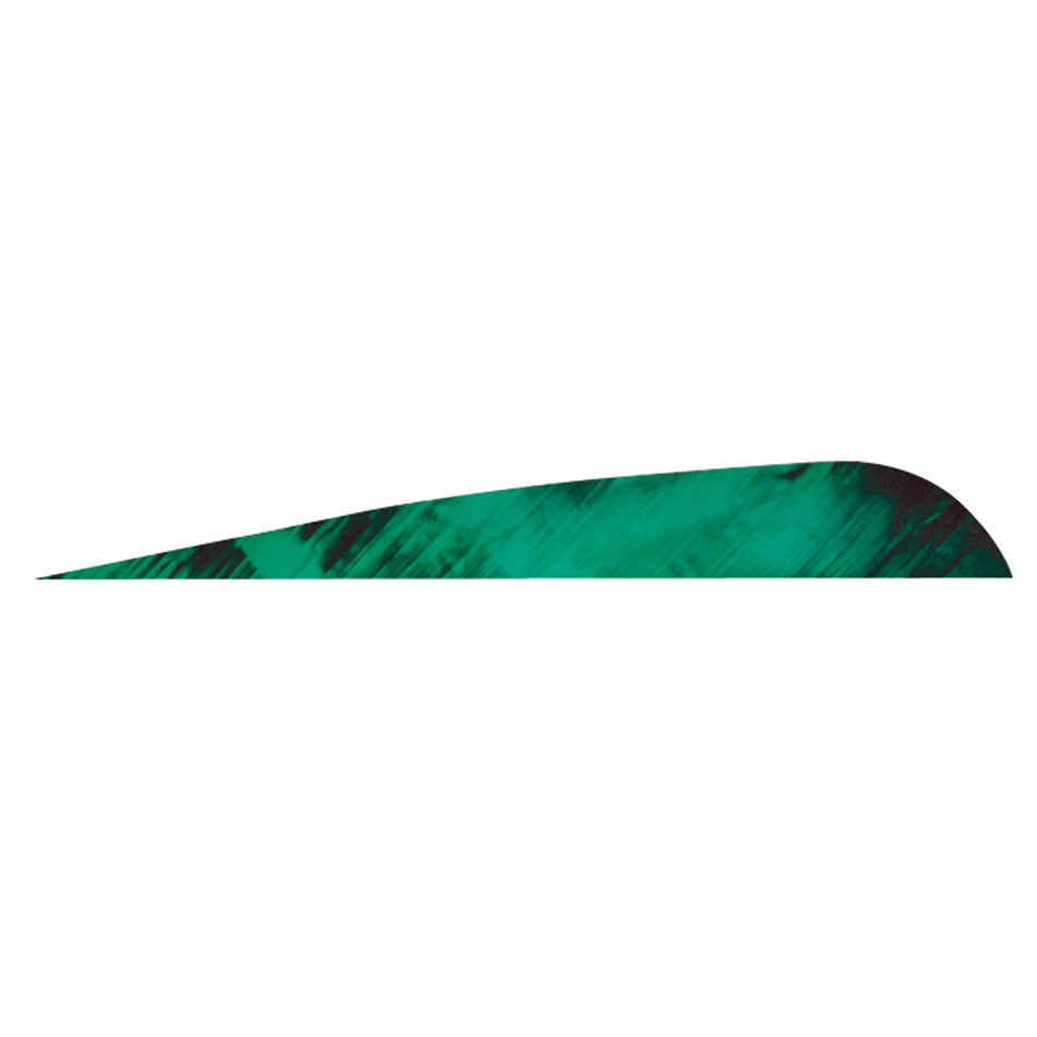 Gateway Tre-Bark Camo Feathers Tre-Green 4 Inch Right Wing 100-Pack