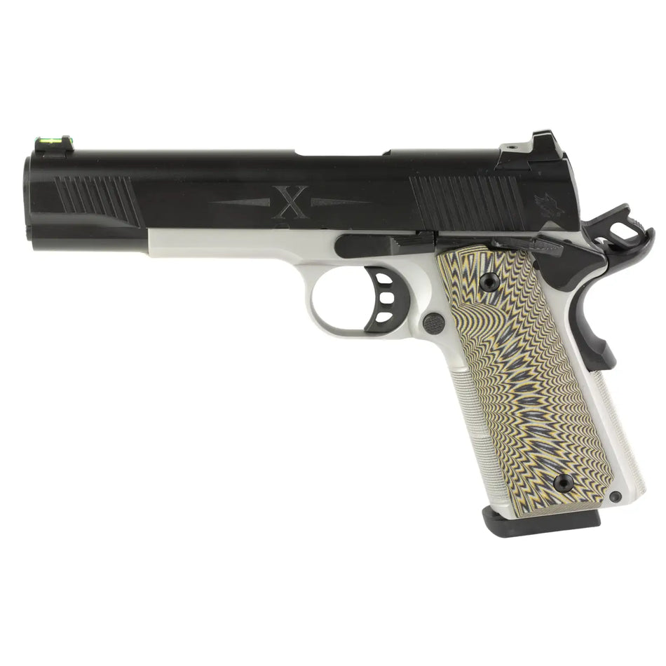 TISAS 1911 10MM 5" D10 FO, SS FRAME, 2-8RD