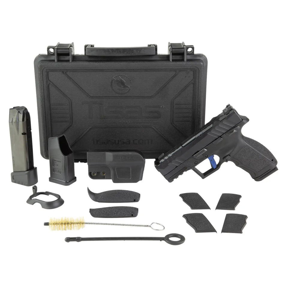 TISAS PX-9 9MM 3.5" BLACK, COMP, TS, 15RD